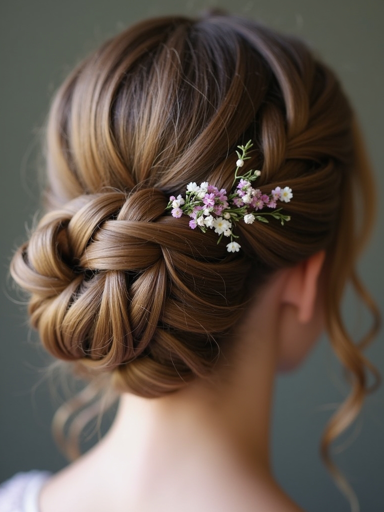 braided bun styling variations