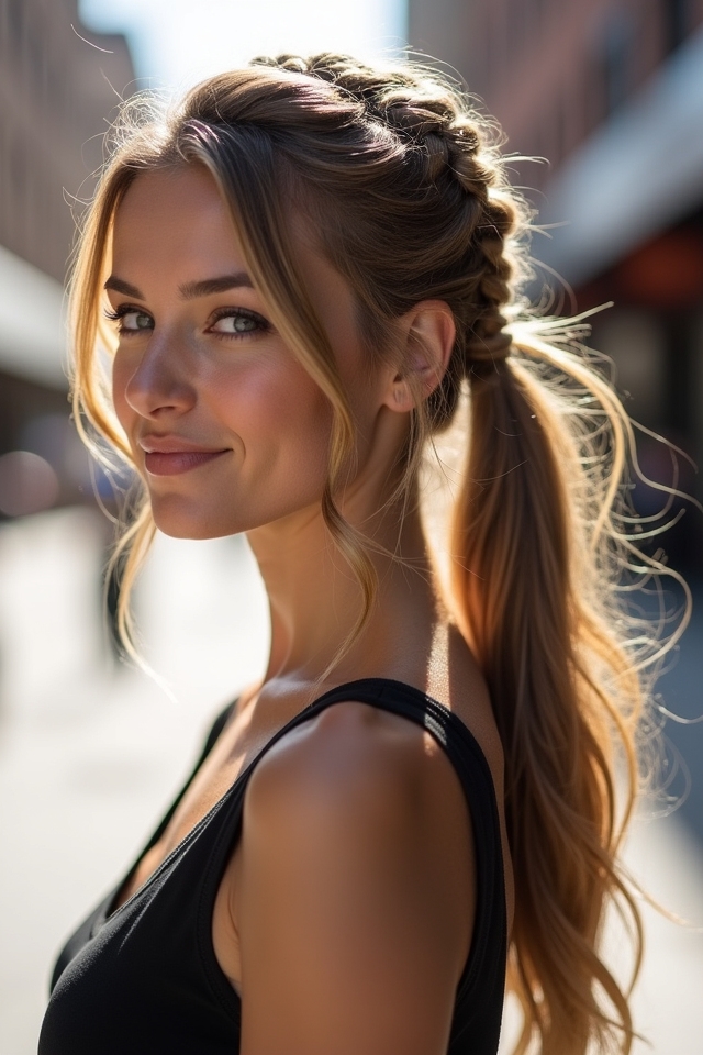 braided ponytail styling tips