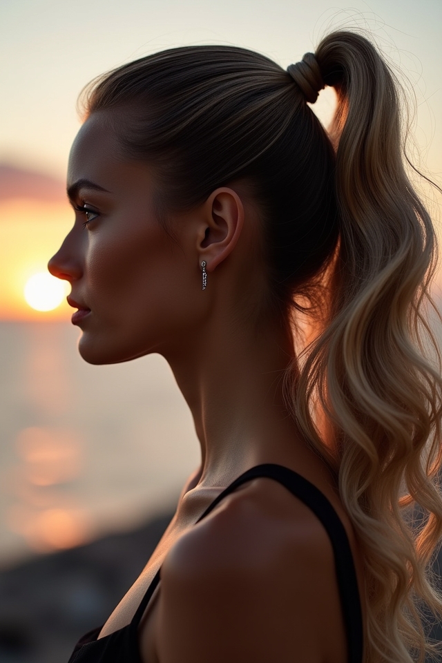 chic ponytail styling ideas