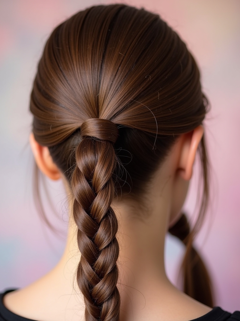 creative braided ponytail styles