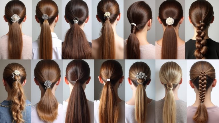 creative ponytail hairstyle ideas