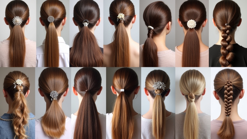 creative ponytail hairstyle ideas