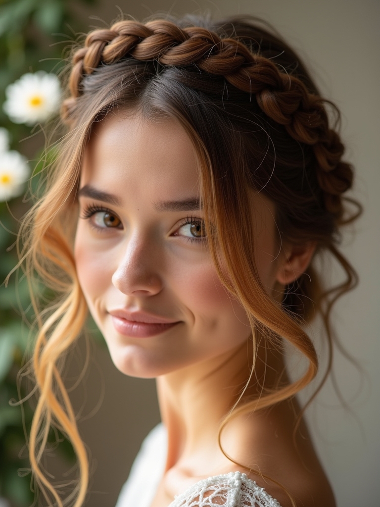 crown braid hairstyle techniques