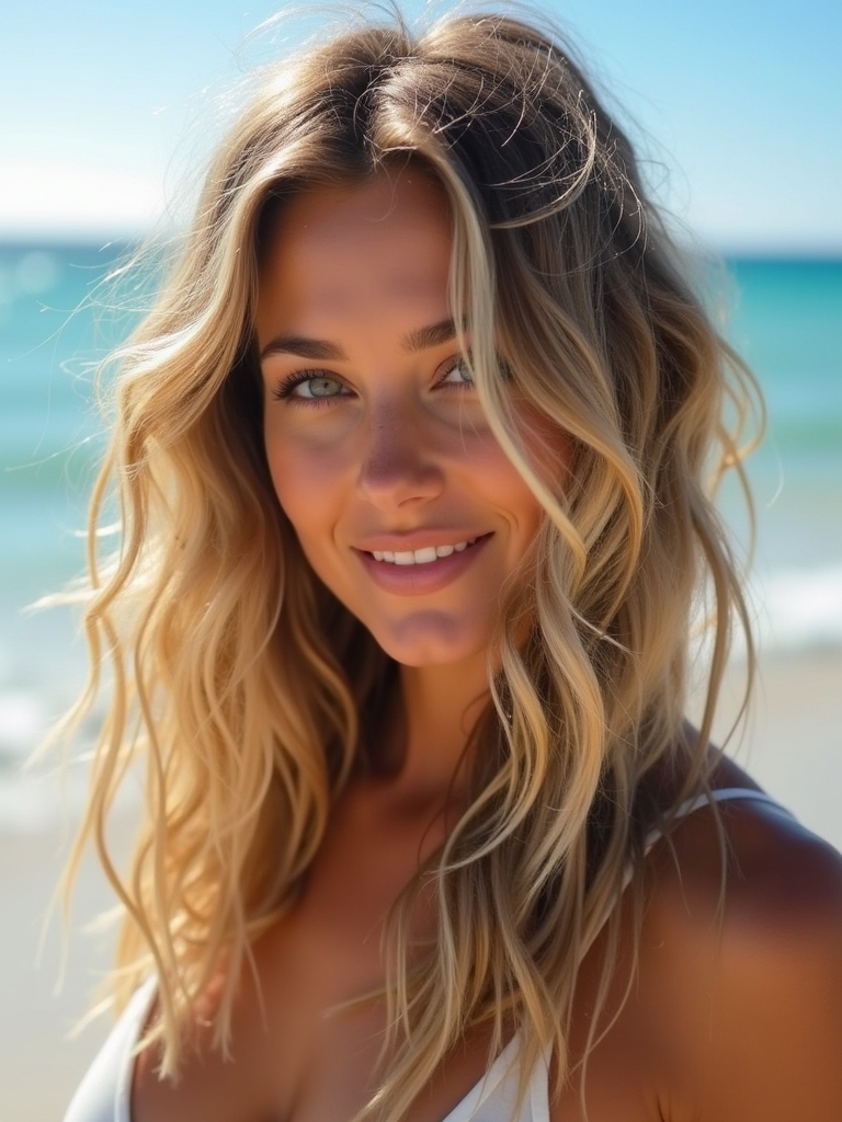 effortless summer beach waves