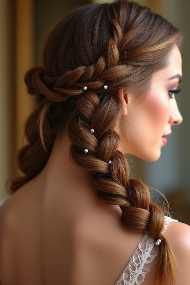 elegant side braid ideas