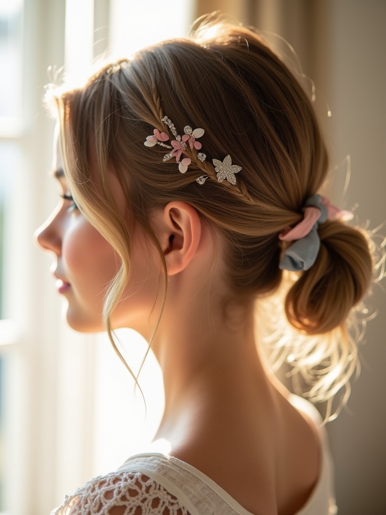 elevate classic low ponytail