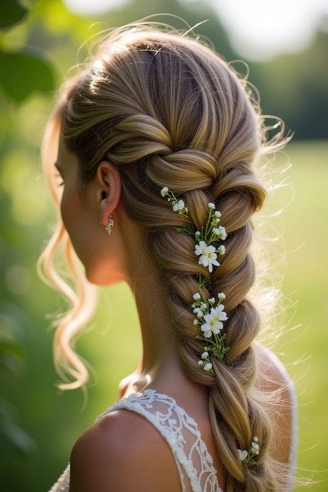 elevate look with side braid