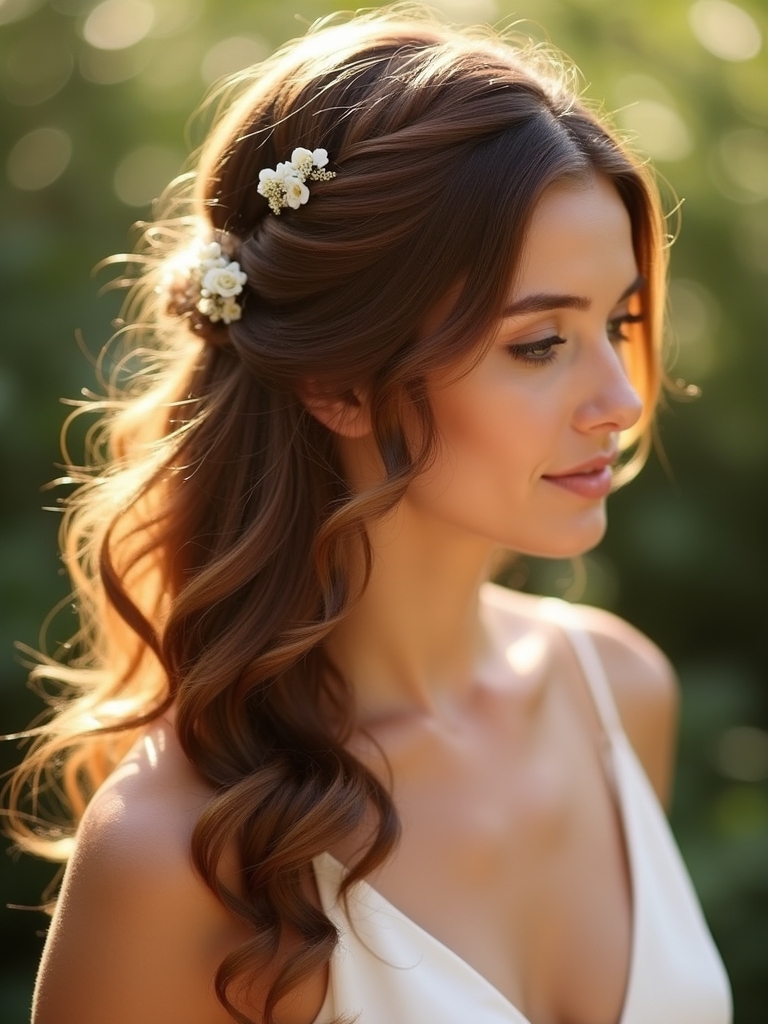 half up hairstyle variations tips