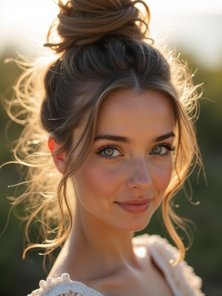 messy bun hairstyle tips