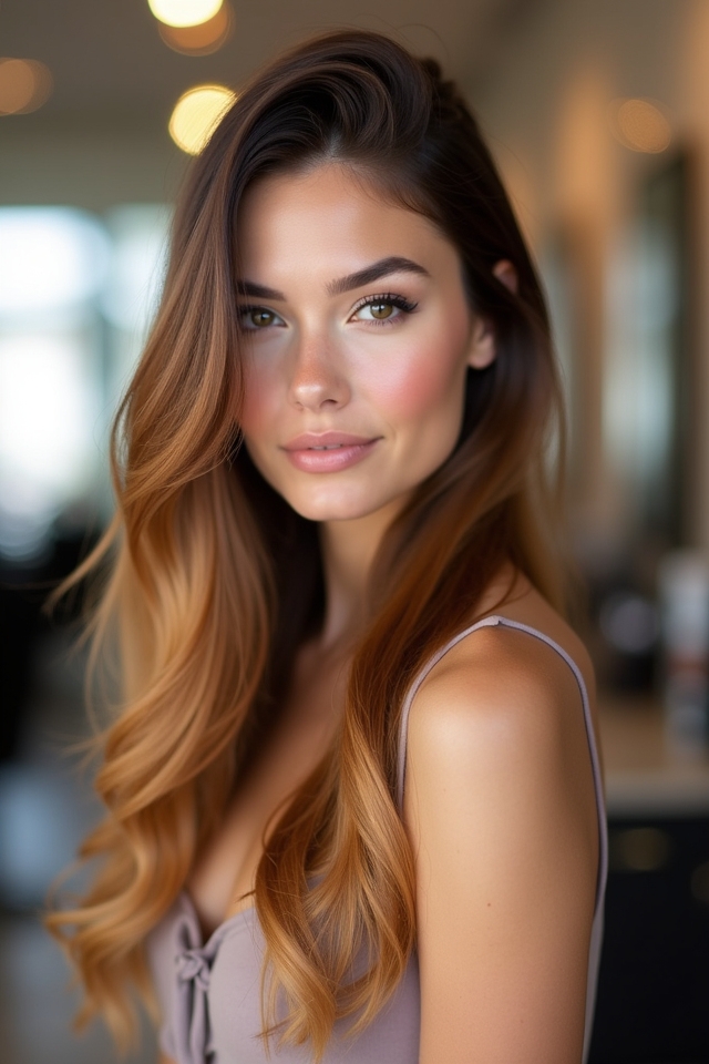 ombre hair color technique