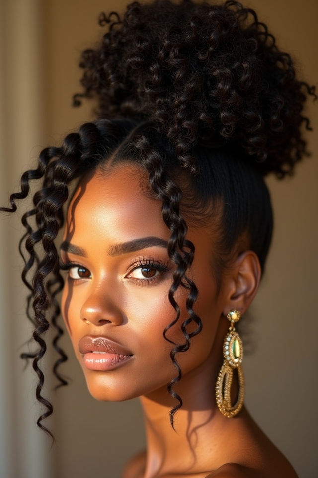 pineapple updo styling tips