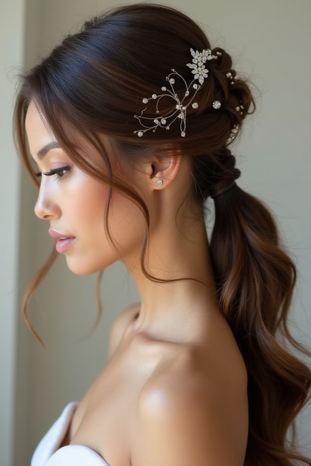 playful side ponytail style