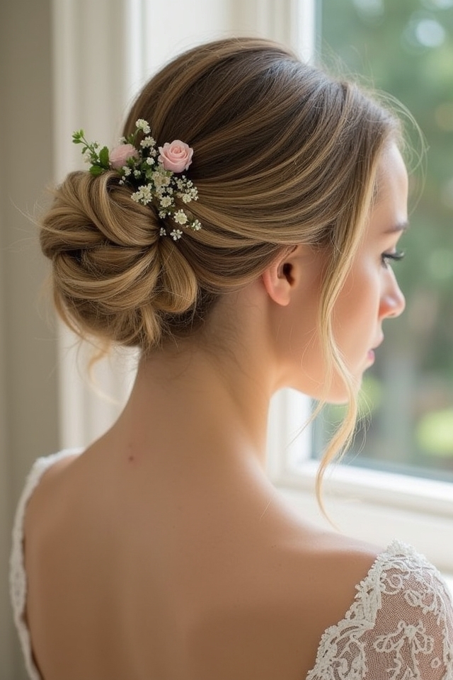 quick and chic knotted updo