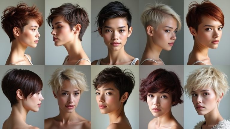 short hair transformation styles