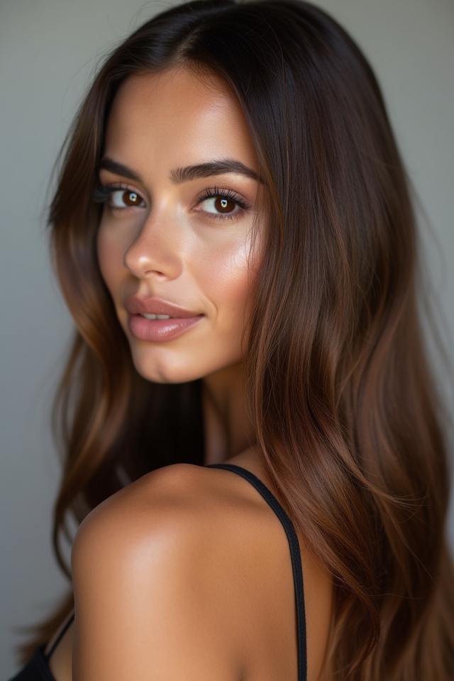 side swept elegant hairstyle option