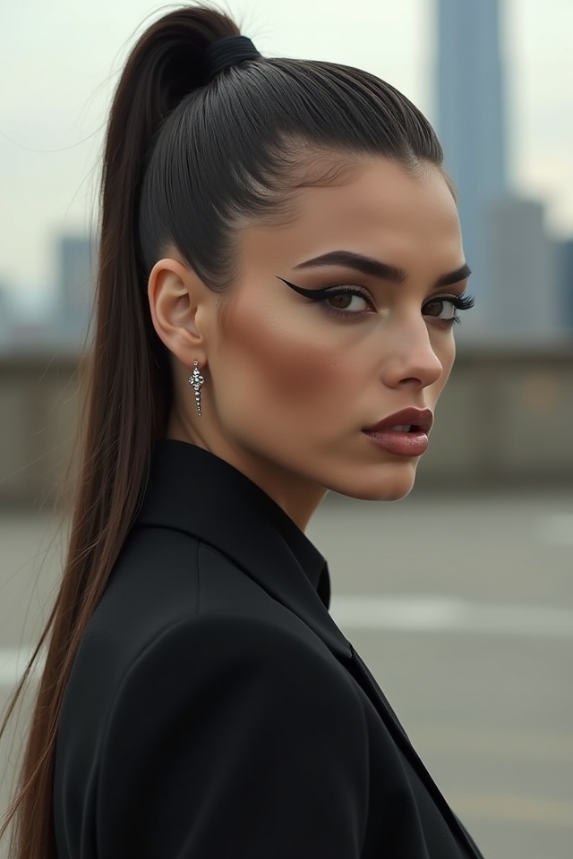 slick back side part