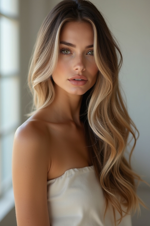 soft waves for straight hair