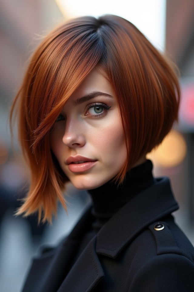 stylish inverted bob hairstyle