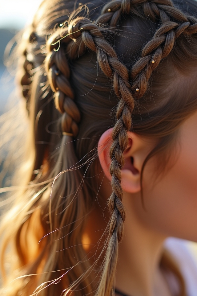 stylish mini braid variations