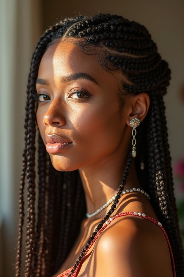 versatile and stylish micro braids