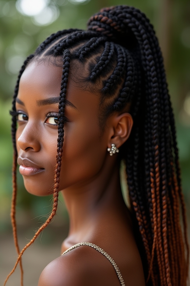 versatile feed in braid styles